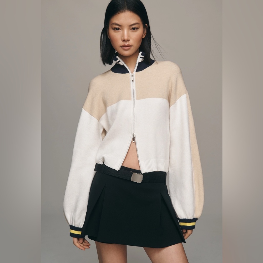 NWT Maeve Pleater Skort